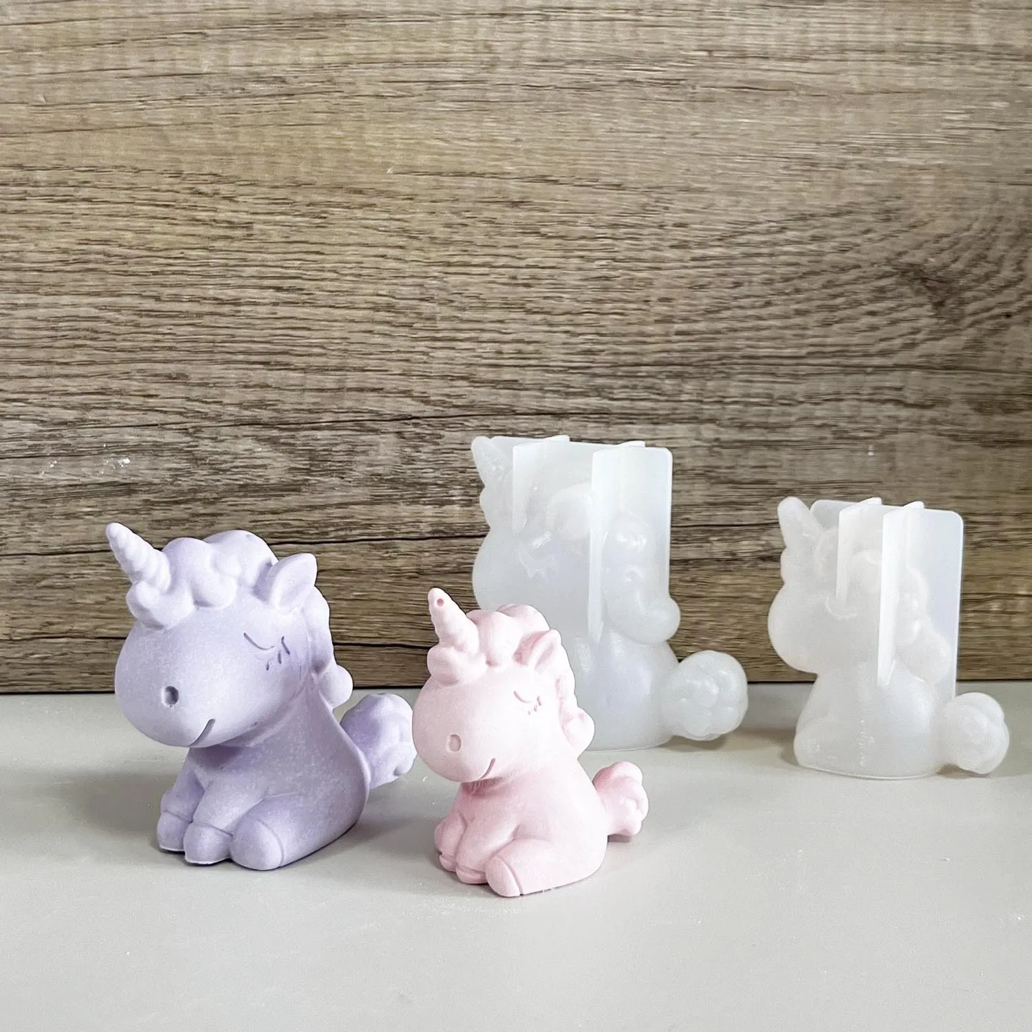 Candle Making Classes - 3D Geometric Silicone Unicorn Cat Deer