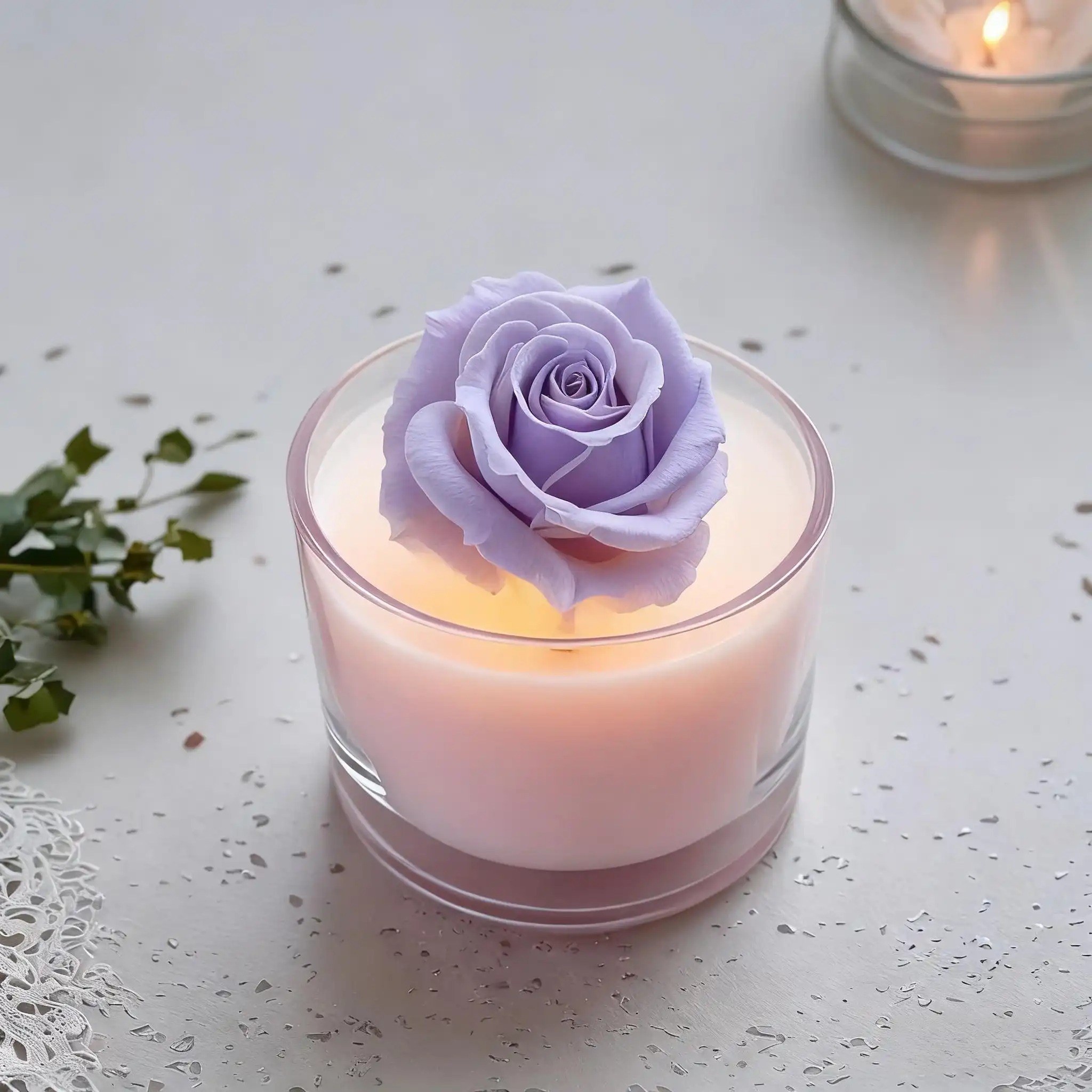 2-Piece Romantic 3D Rose Silic - Candle Making Video 评论和价格