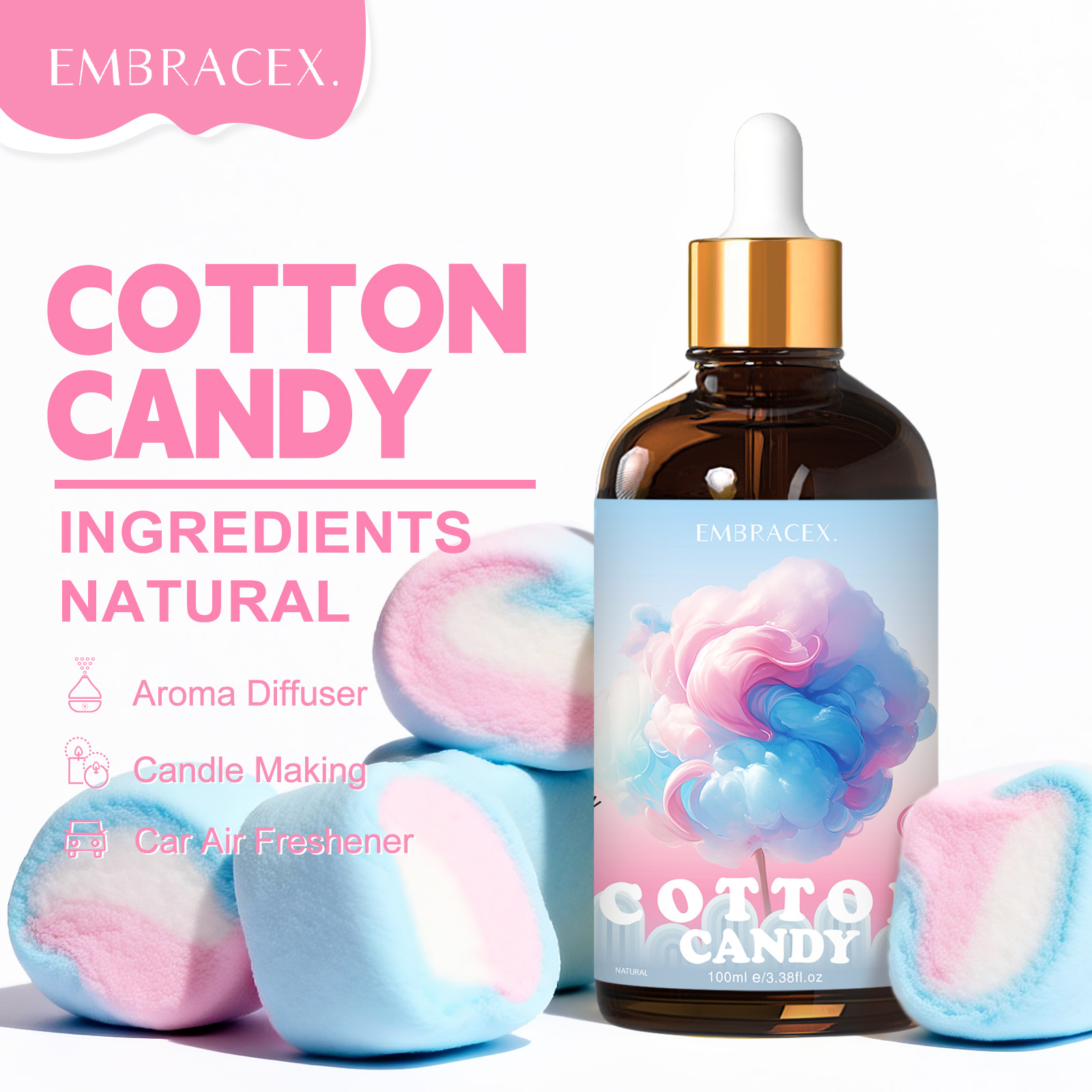 100ml Cotton Candy Fragrance O - Candle Making Oils 评论和价格