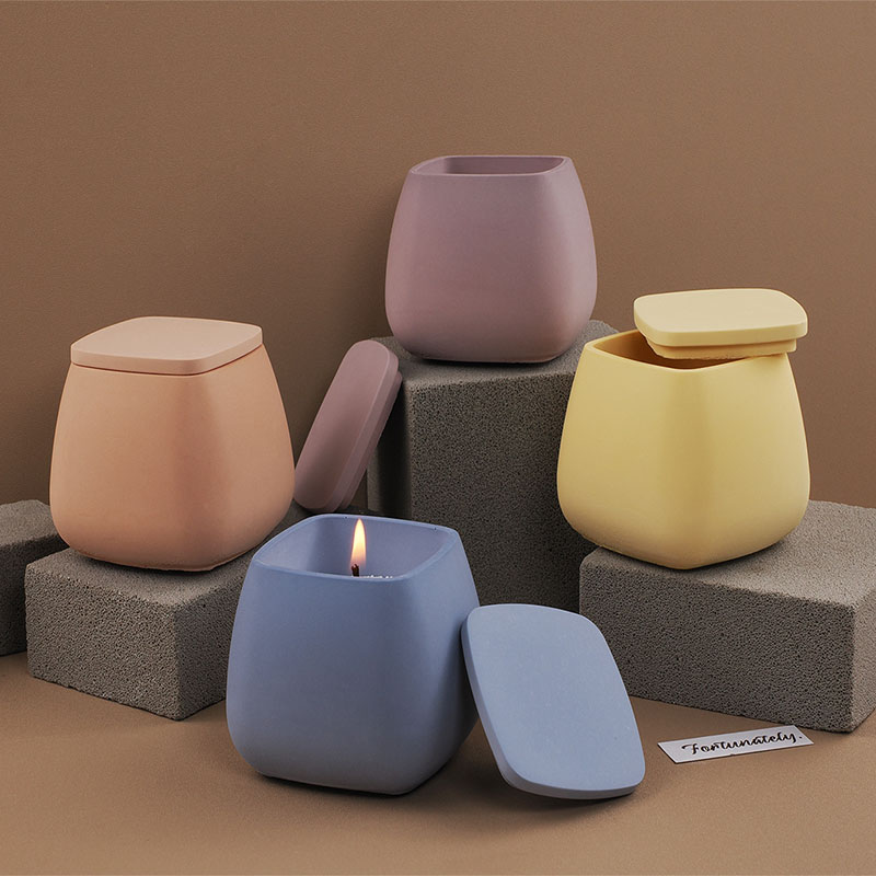 DIY Epoxy Cement Plaster Silic - Candle Making Jars With Lids 评论和价格