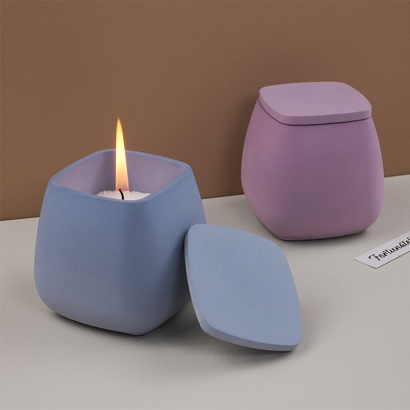 DIY Epoxy Cement Plaster Silic - Candle Making Jars With Lids 评论和价格