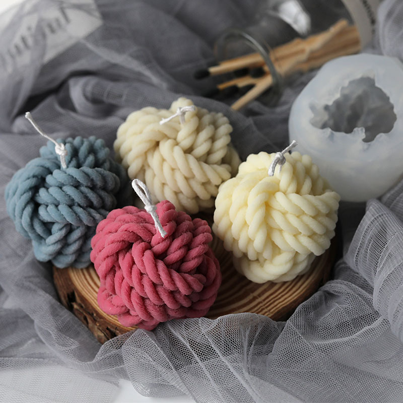 3D Wool Shape Candle Mold Scen - Candle Making With Beeswax 评论和价格
