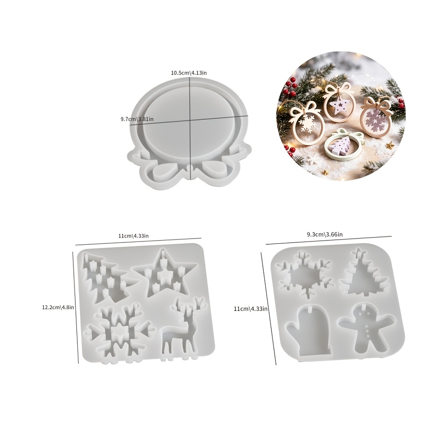 1/3 piece Christmas resin sili - Candle Making Classes 评论和价格