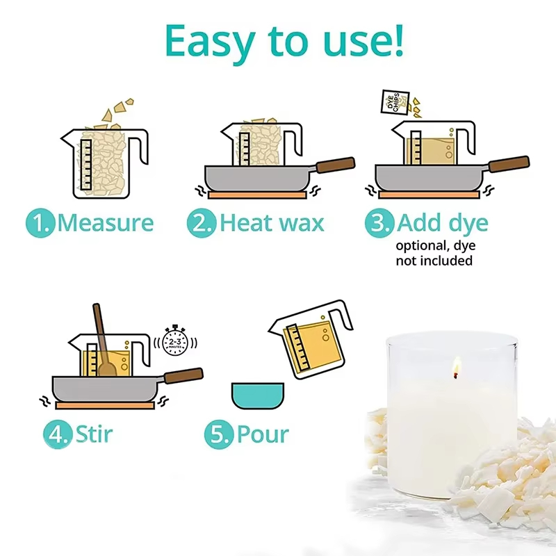 1kg/500/250/100g Pure Soy Wax  - Candle Making Los Angeles 评论和价格