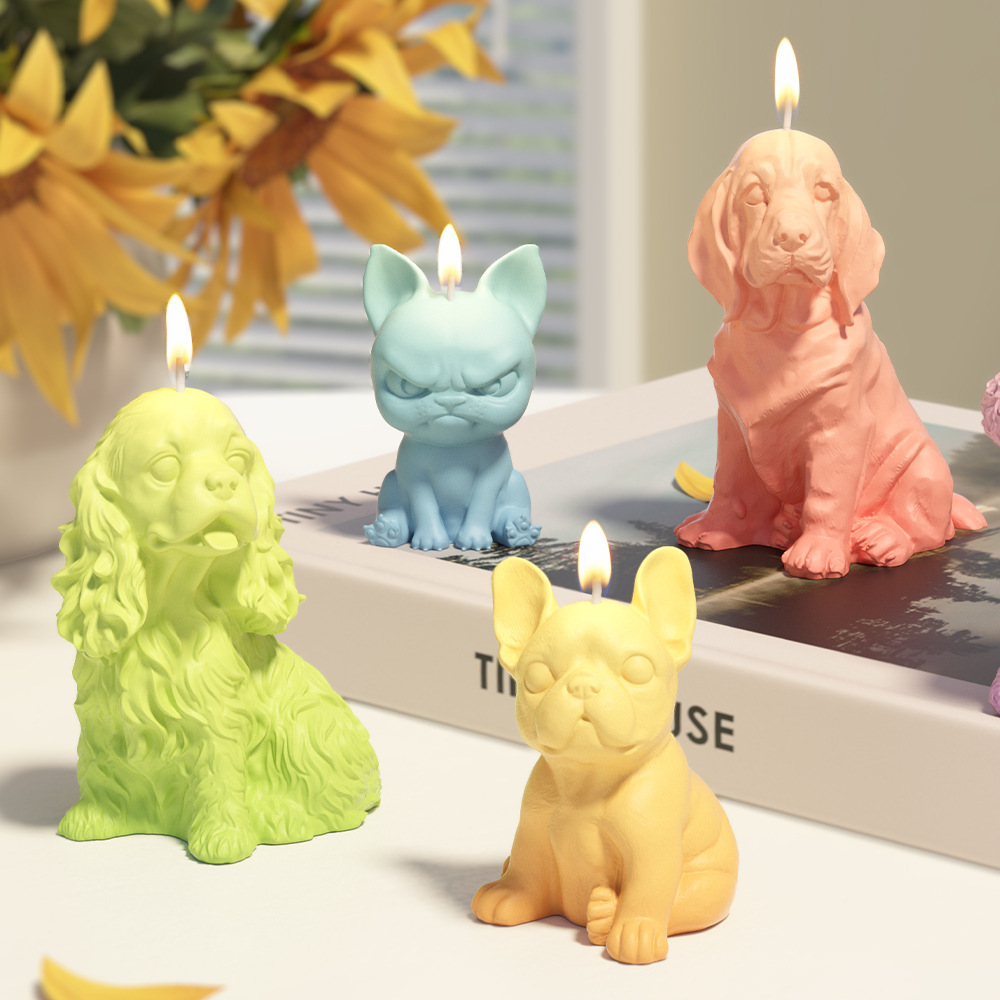 Sitting Labrador Puppy Silicon - Candle Making Party 评论和价格