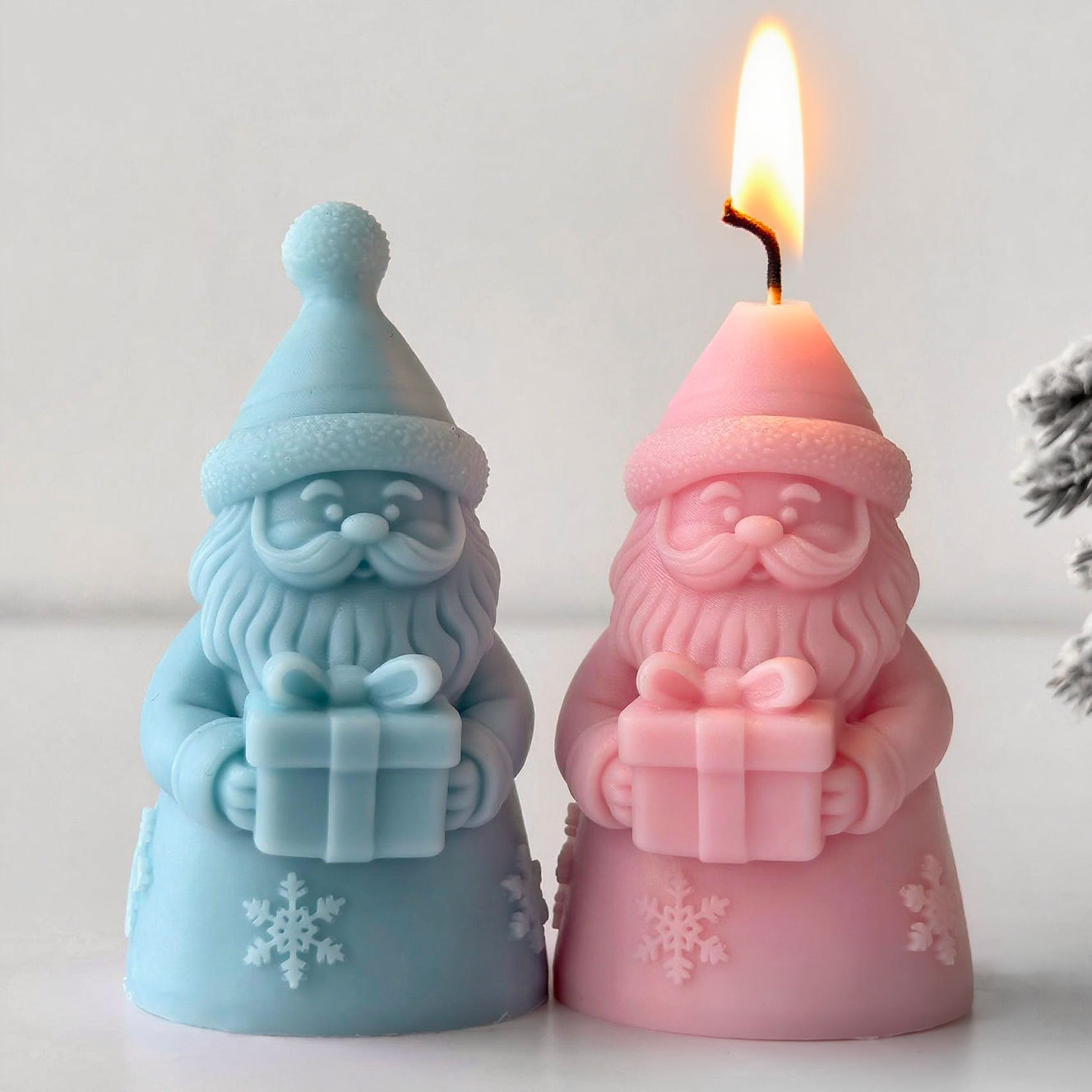 Santa Claus Gift Box Silicone  - Candle Making With Beeswax 评论和价格