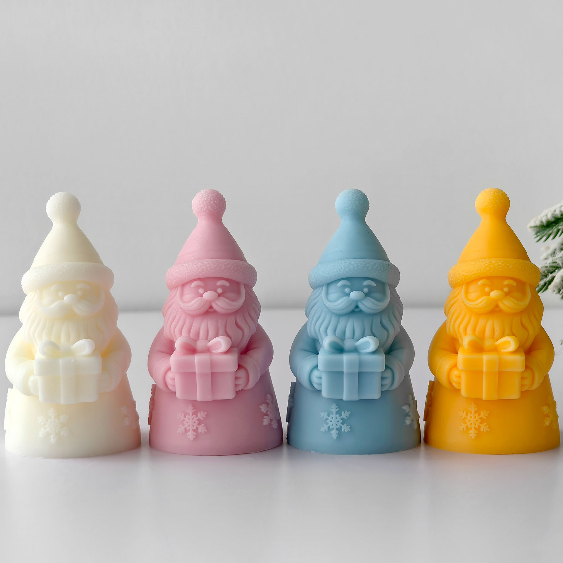 Santa Claus Gift Box Silicone  - Candle Making With Beeswax 评论和价格