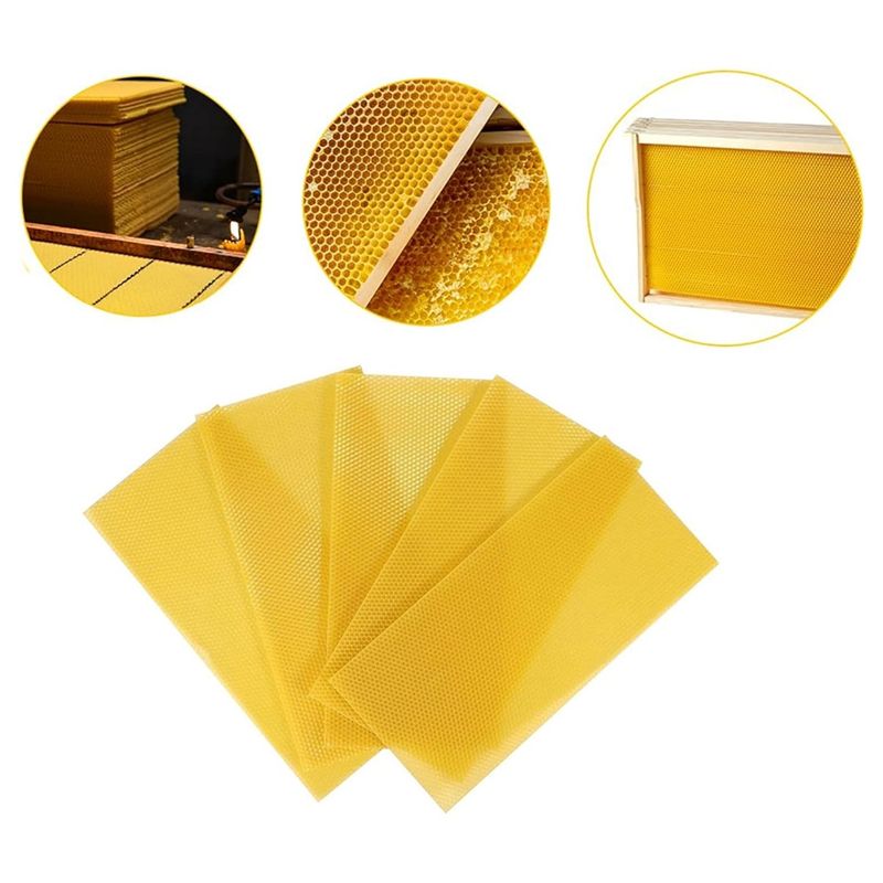 30Pcs Beeswax Sheets, Natural  - Candle Making With Beeswax 评论和价格