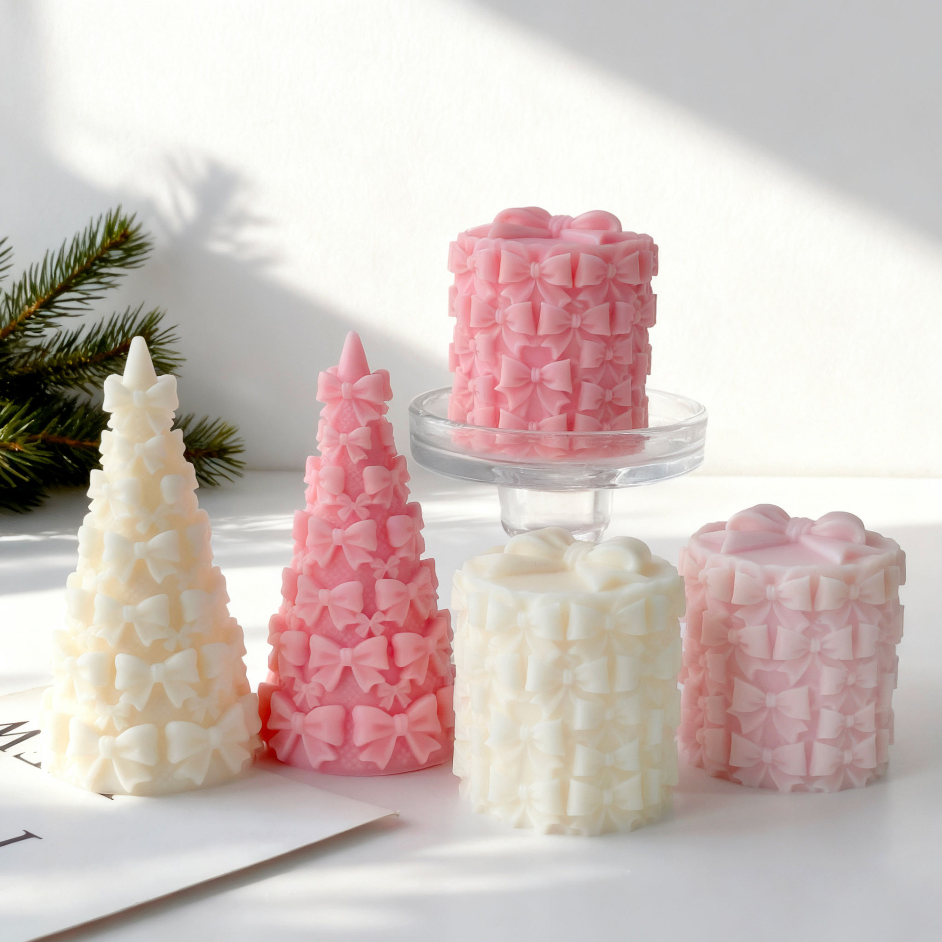 3D Bow Tie Christmas Tree Gift - Candle Making Party 评论和价格