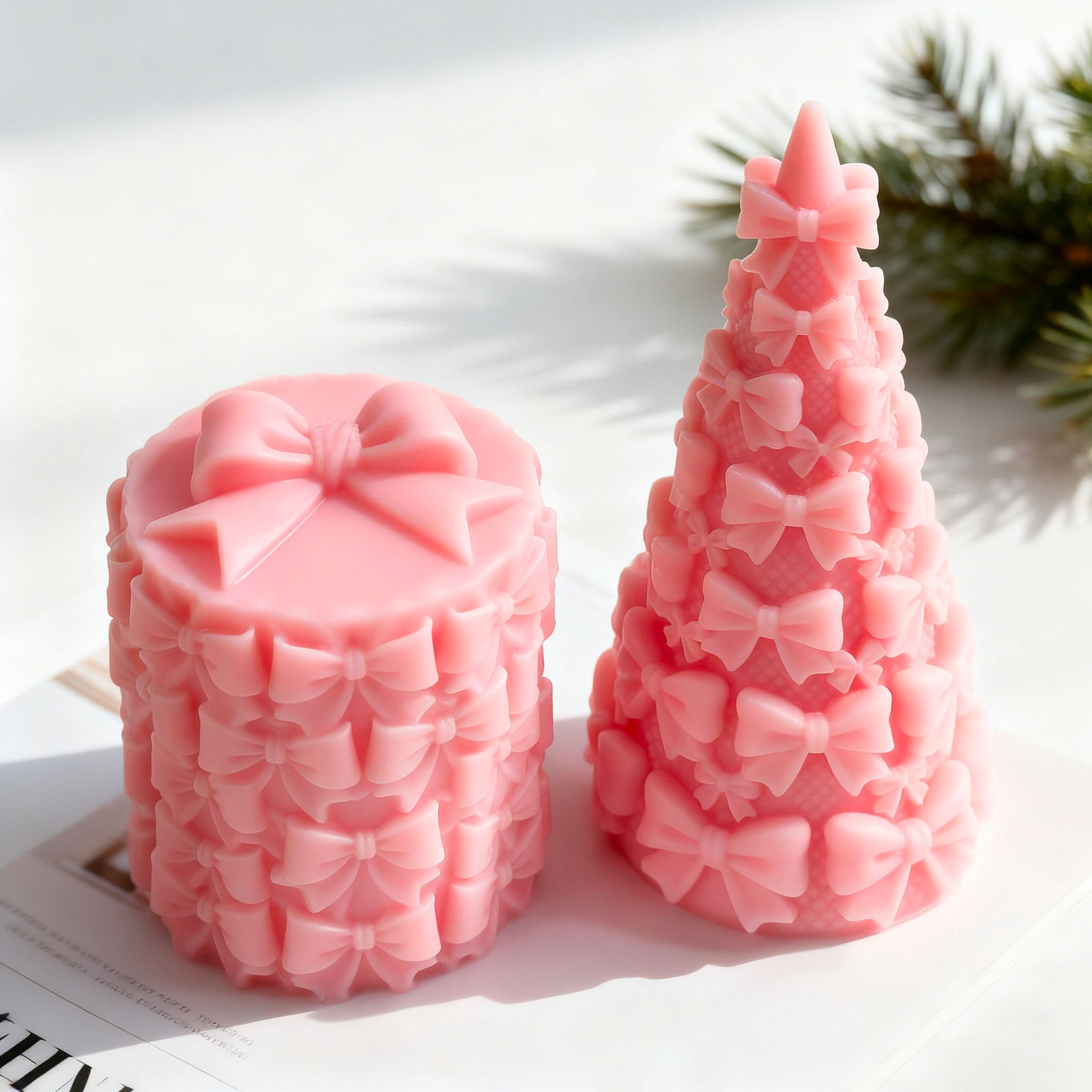 3D Bow Tie Christmas Tree Gift - Candle Making Party 评论和价格