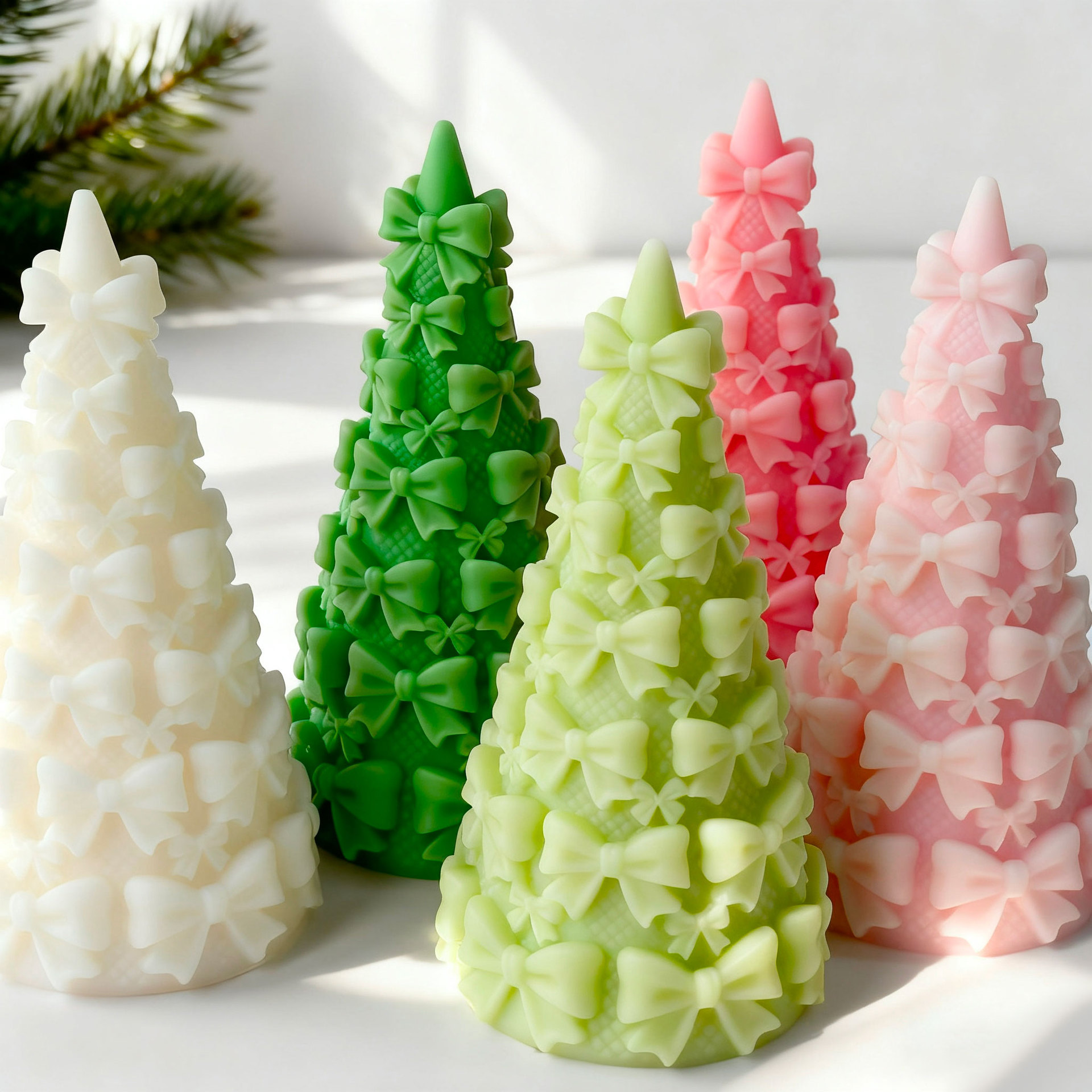 3D Bow Tie Christmas Tree Gift - Candle Making Party 评论和价格