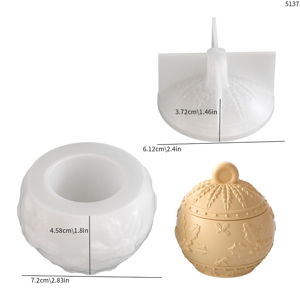 New Silicone Candle Jar Mold 3 - Candle Making Jars With Lids 评论和价格