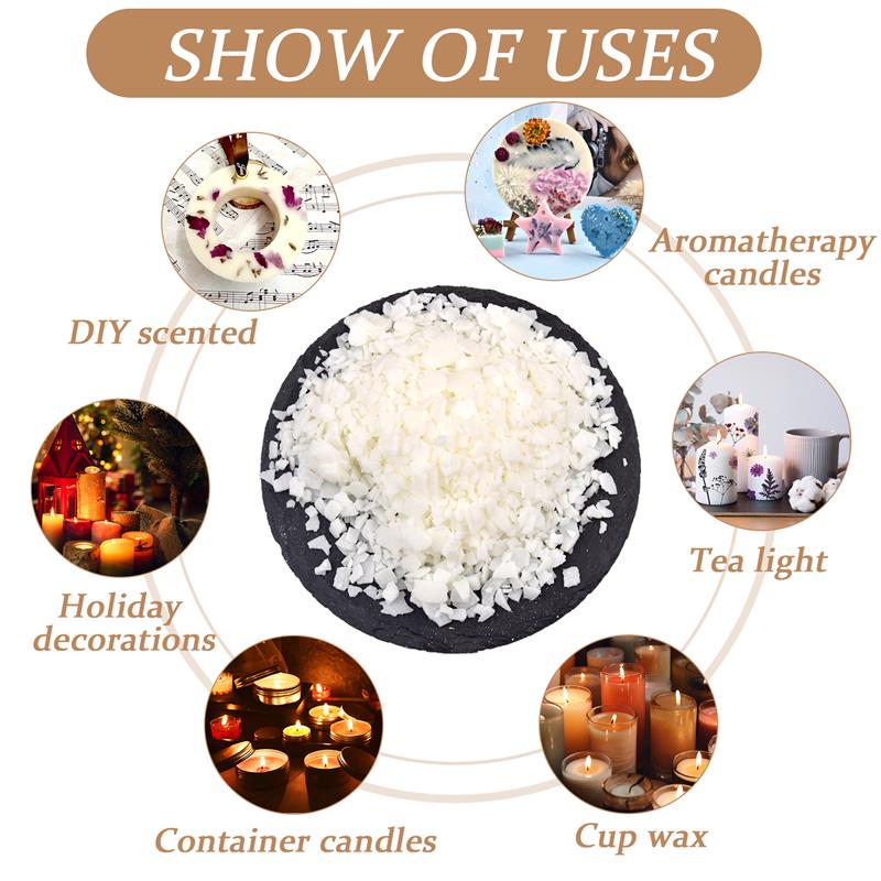 50-1000g Natural Pure Soy Wax  - Candle Making Los Angeles 评论和价格