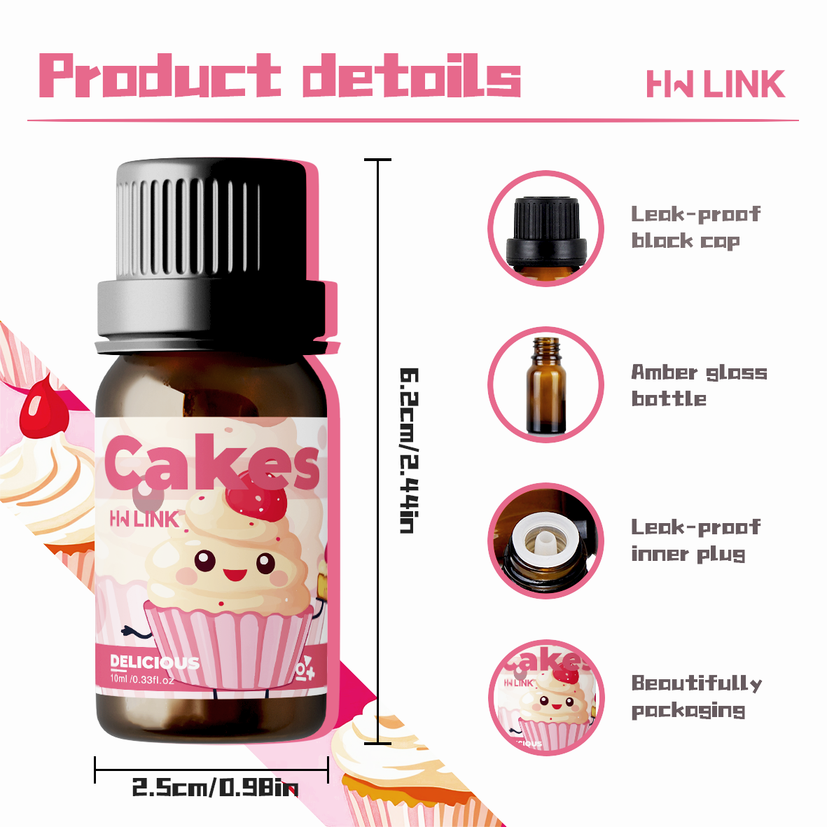 10ml Cakes Fragrance Oils Cand - Candle Making Oils 评论和价格