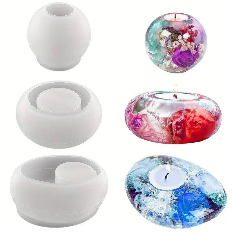 Tealight Candle Holder Resin S - Candle Making Classes 评论和价格
