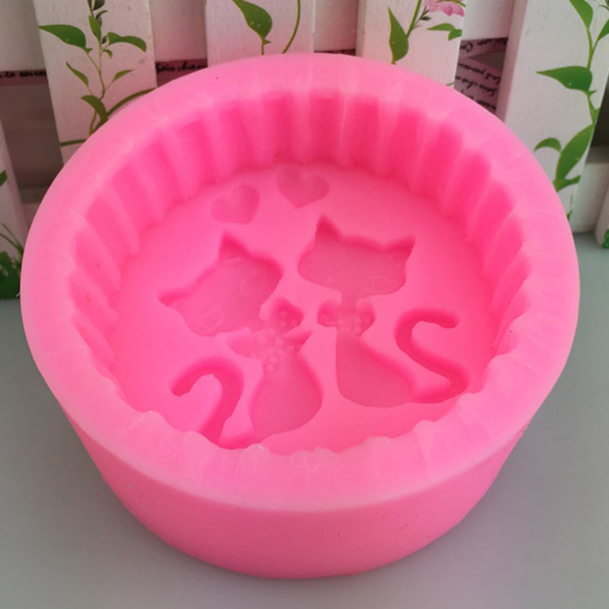 1-Piece Silicone Cat Soap Mold - Candle Making With Beeswax 评论和价格