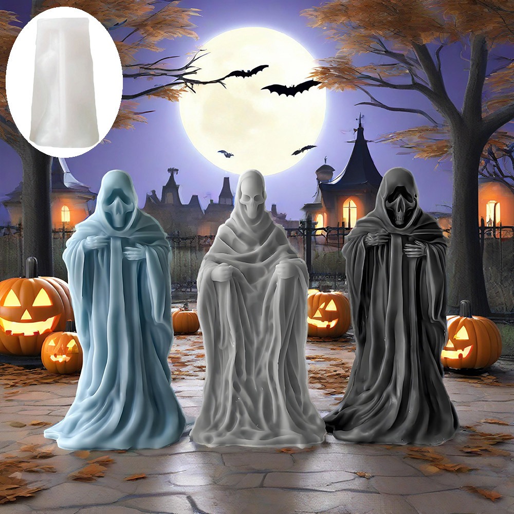 3D Skeleton Scent Candle Silic - Candle Making Video 评论和价格