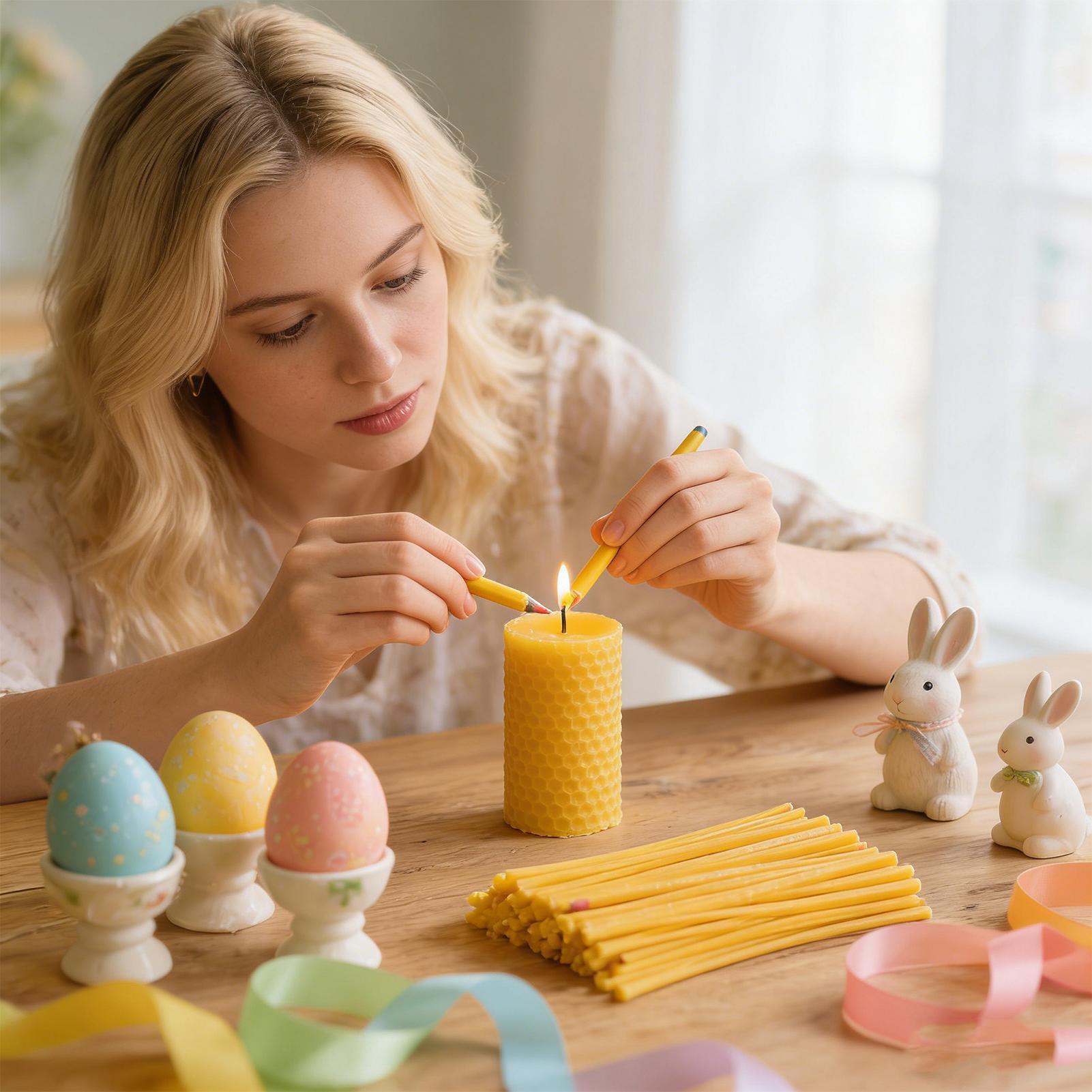 Egg Decorating Beeswax Sticks  - Candle Making Party 评论和价格