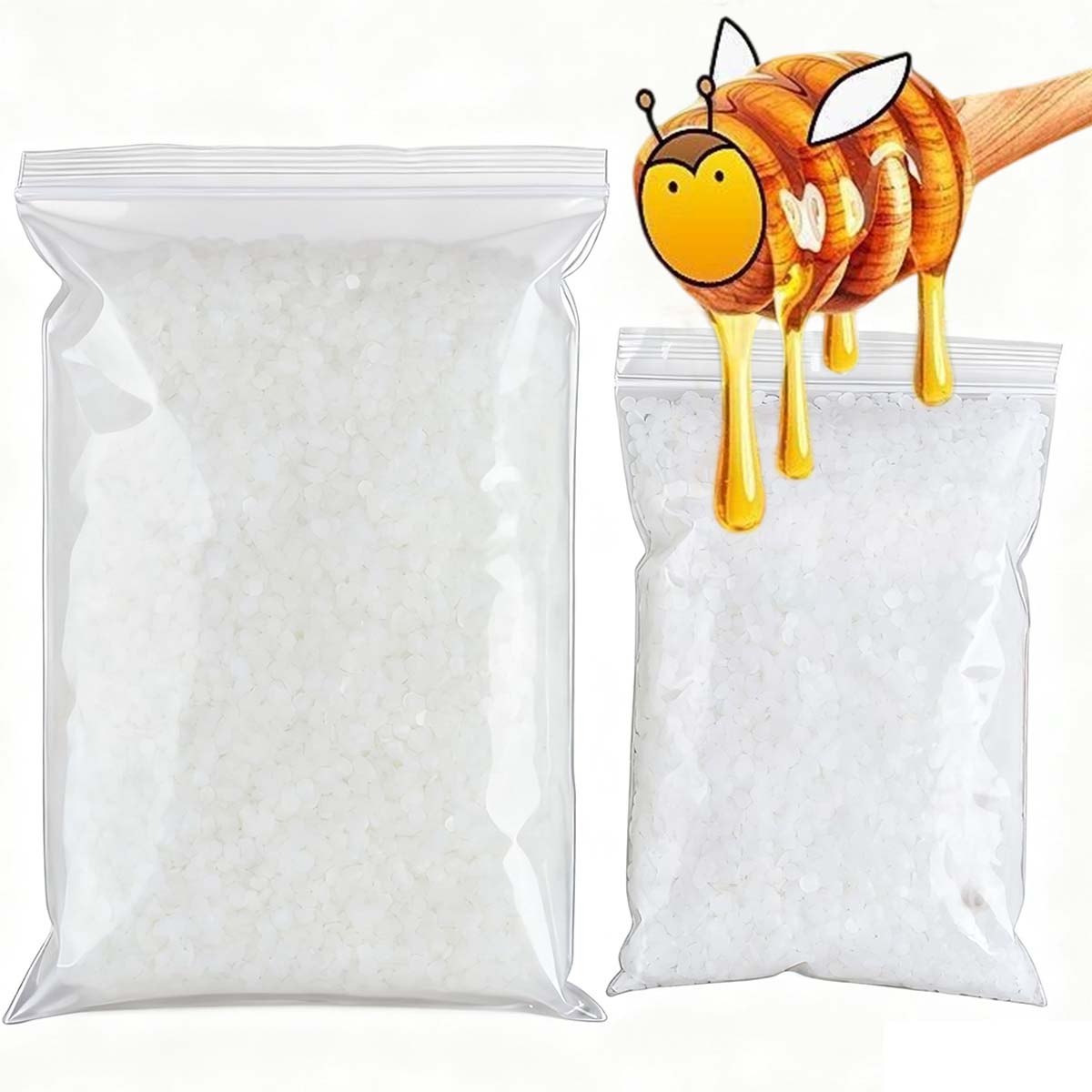 200g-1000g White Beeswax Pure  - Candle Making Los Angeles 评论和价格