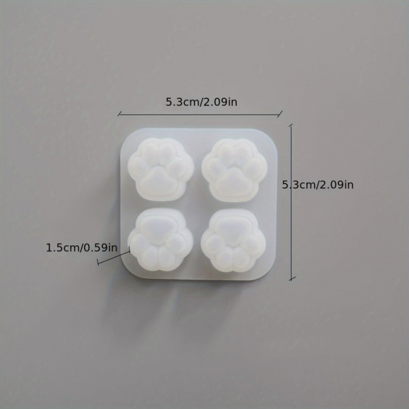 1Cat Paw Pattern Silicone Mold - Candle Making Classes 评论和价格