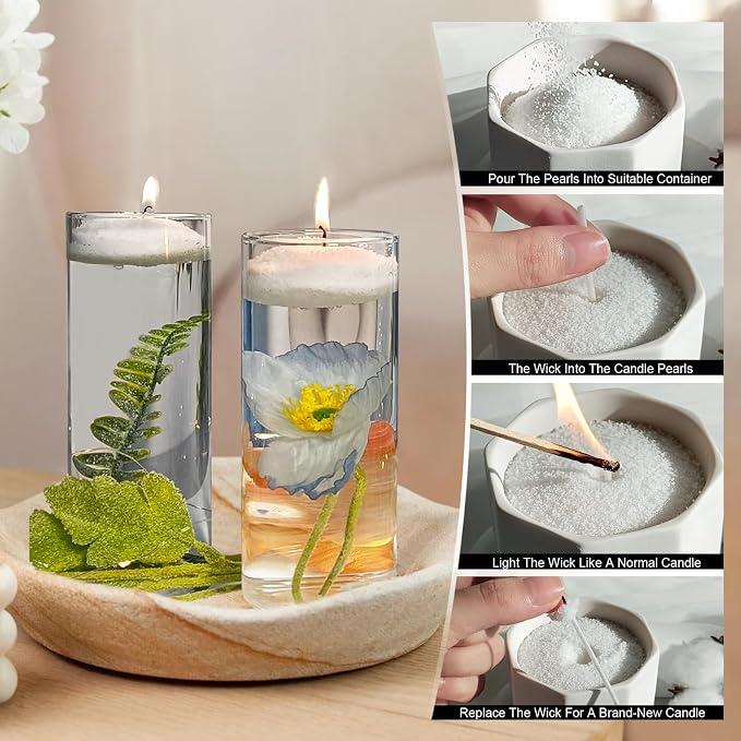 Colorful Pearled Candles Wax w - Candle Making Party 评论和价格