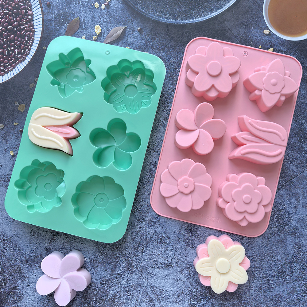kinds Flower Silicone Molds Di - Candle Making Party 评论和价格