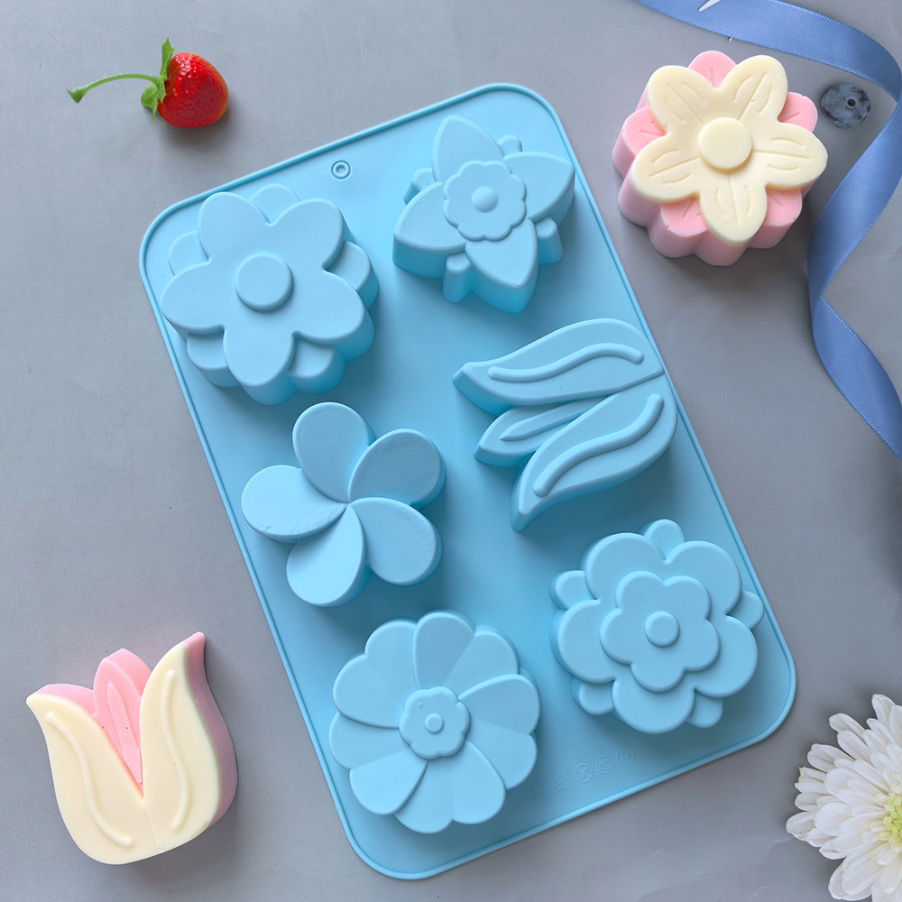 kinds Flower Silicone Molds Di - Candle Making Party 评论和价格