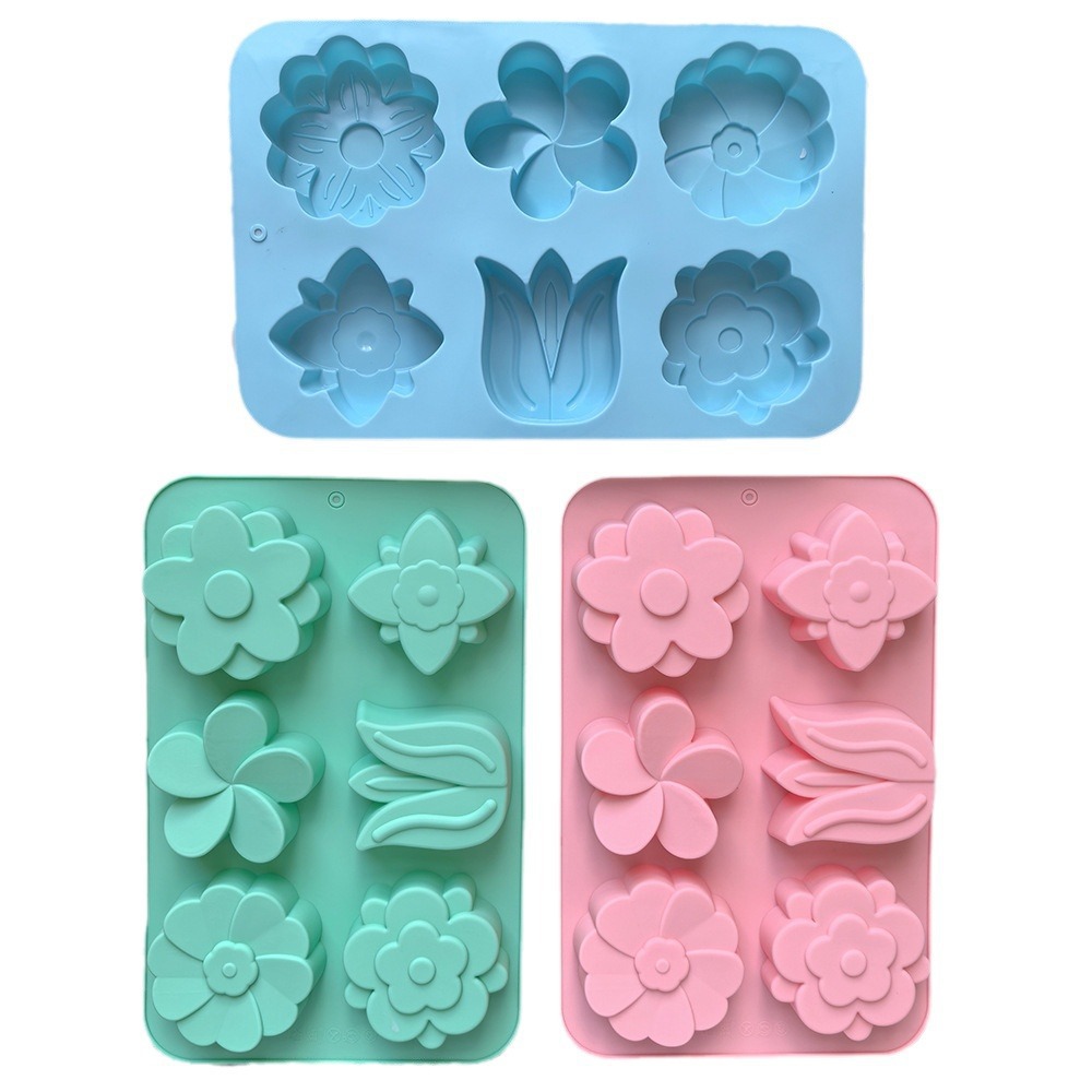 kinds Flower Silicone Molds Di - Candle Making Party 评论和价格