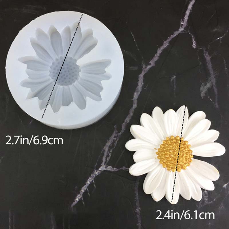 DIY Candle Silicone Mold Daisy - Candle Making With Beeswax 评论和价格