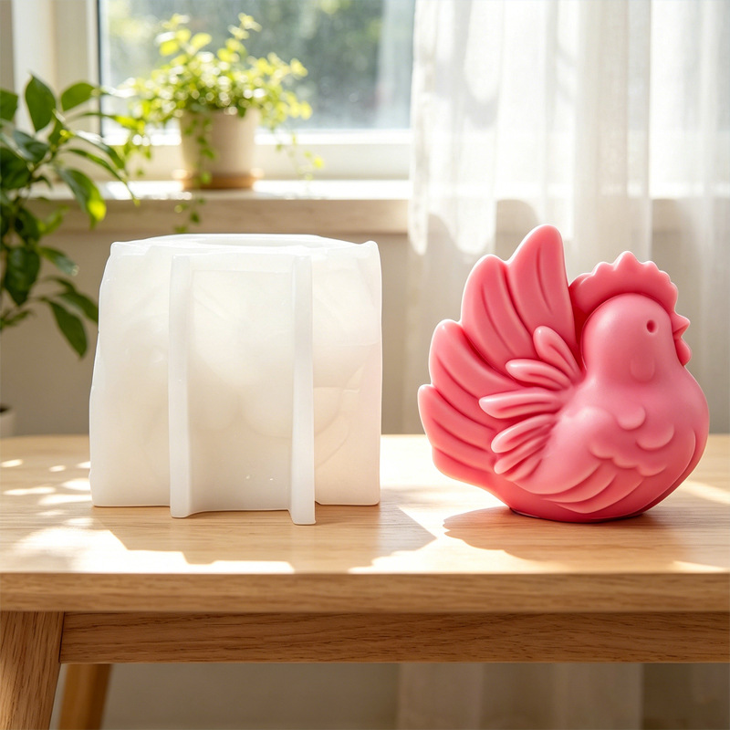 Cartoon Hen Silicone Candle Mo - Candle Making With Beeswax 评论和价格