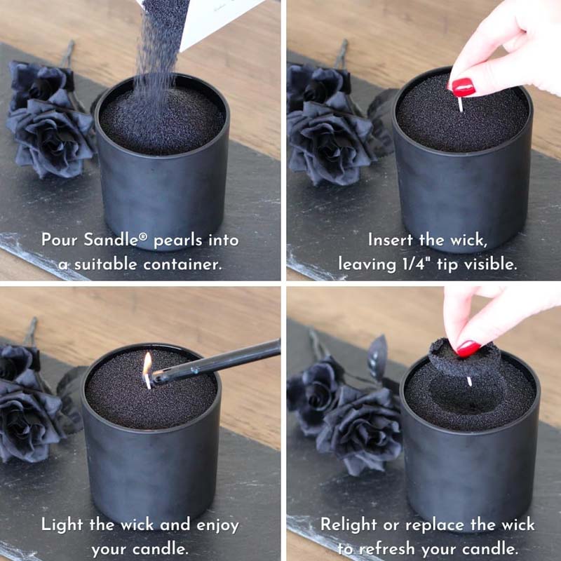 Black Candle Sand with Wick, 2 - Candle Making Experience 评论和价格