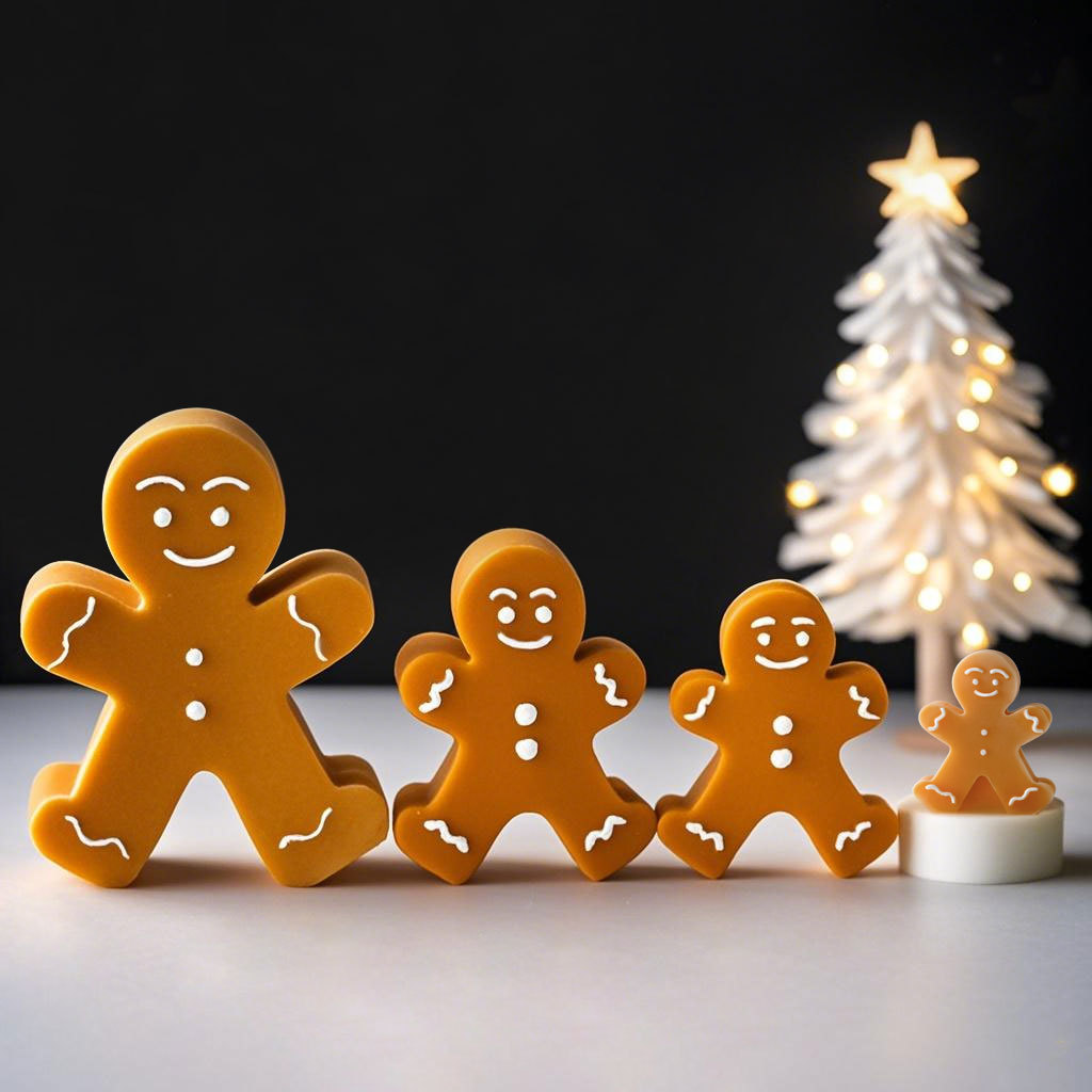 DIY Cartoon Gingerbread Man Si - Candle Making Party 评论和价格